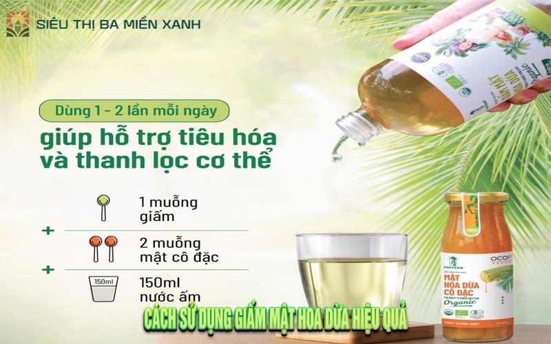 Giấm Mật Hoa Dừa: Lợi Ích Tuyệt Vời Bạn Chưa Biết