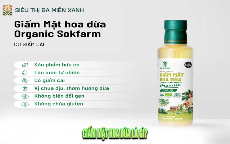 Giấm Mật Hoa Dừa: Lợi Ích Tuyệt Vời Bạn Chưa Biết