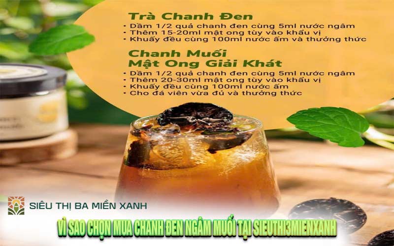 Chanh Đen Ngâm Muối: Tăng Cường Sức Khỏe Từ Thiên Nhiên