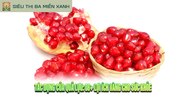 Tác Dụng Của Quả Lựu: 08+ Lợi Ích Vàng Cho Sức Khỏe