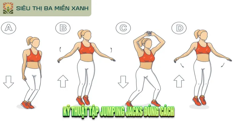 Hướng Dẫn Tập Jumping Jacks Đúng Cách Để Đốt Calo Siêu Tốc 3 Chi Tiết Kỹ Thuật Tập Jumping Jacks Đúng Cách