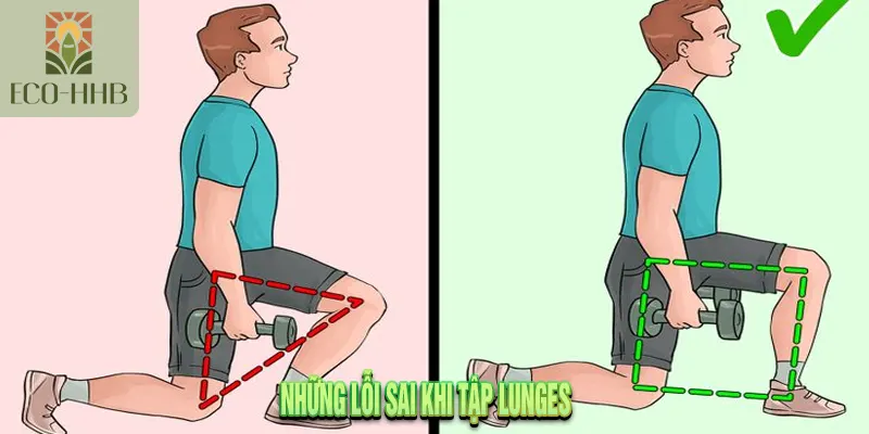 Tập Lunges Đúng Cách: 7 Lỗi Sai Phổ Biến & Hướng Dẫn Toàn Diện 3 Những Lỗi sai khi tập lunges