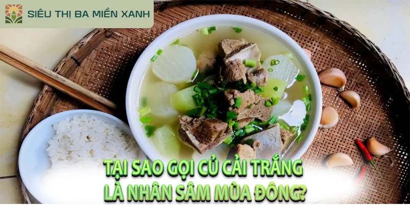 Củ Cải Trắng Làm Món Gì Ngon? 15+ Công Thức "Thần Dược" 1 Tại sao gọi củ cải trắng là nhân sâm mùa đông?